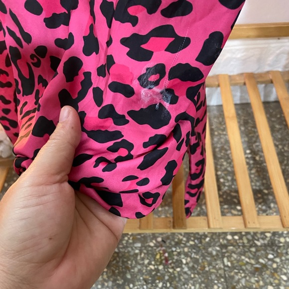 🛍️ Animal Print Ling Slit Dress. Size- S - Picture 6 of 6